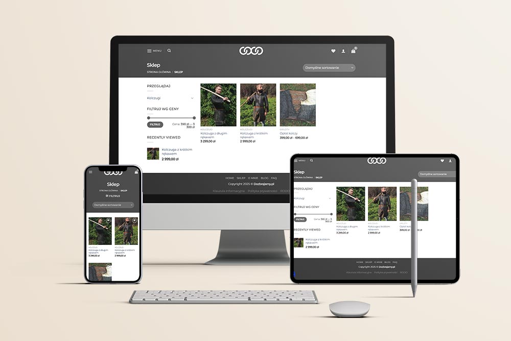 dozbrajamy sklep mockup