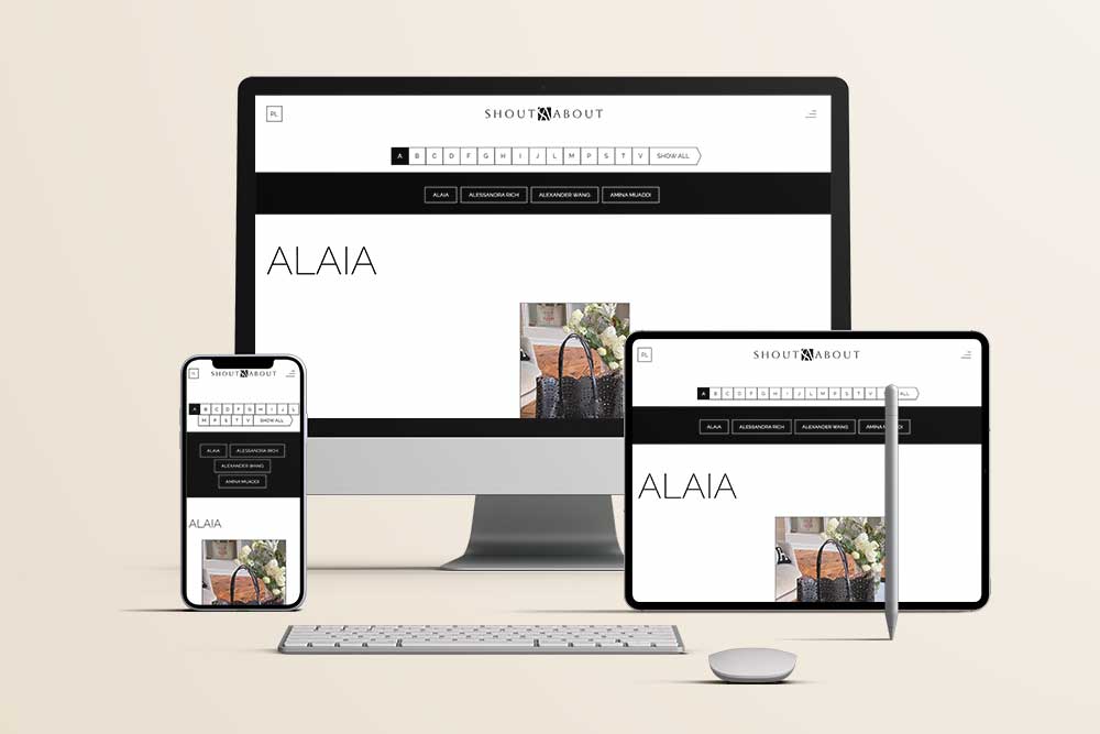 shoutabout brands mockup